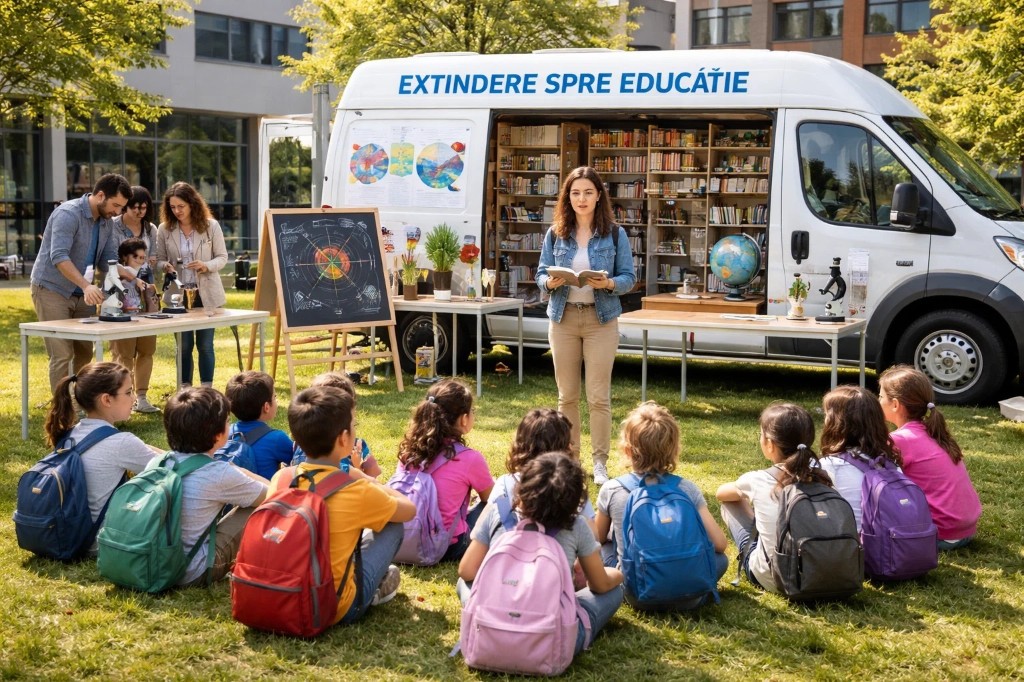Extindere spre educație — bibliotecă mobilă